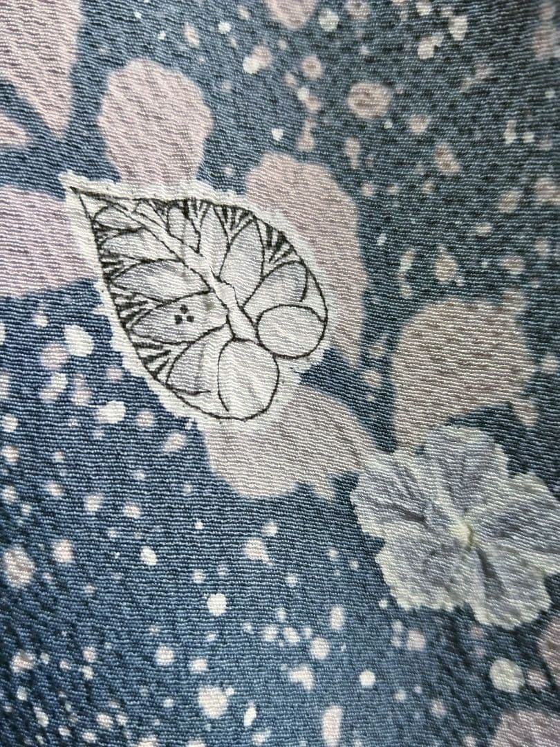 F‐310 付け下げ 友禅染め 辻ヶ花 袷 染め分け 暈し 翠山工房 美品