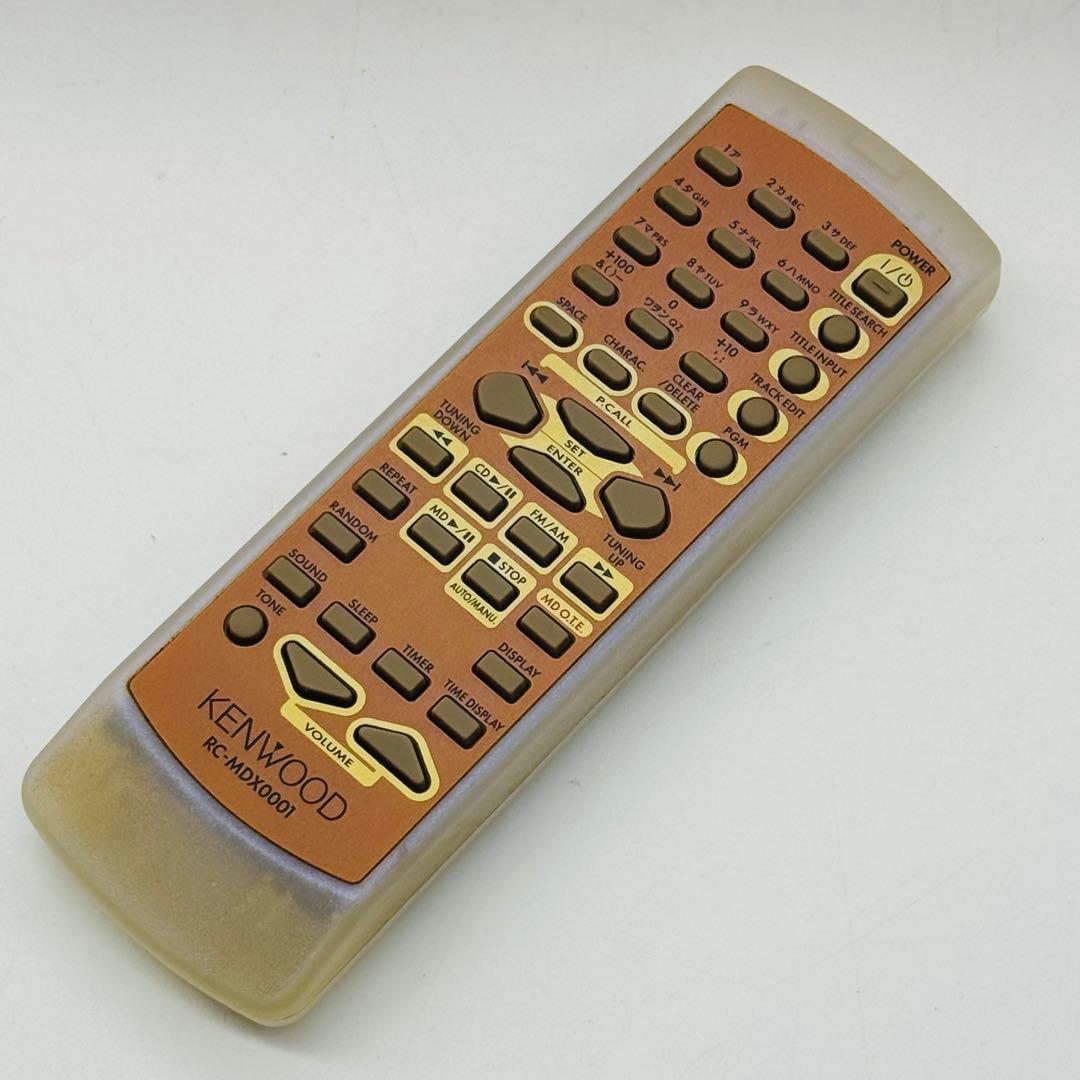 【動作品】KENWOOD MDX-02 ピンク リモコン付 ※アンテナ抜けあり