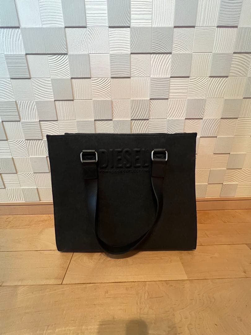 DIESEL ブラック ビジネスバッグ DIESEL - ディーゼル／DIESEL バッグ ブリーフケース ビジネスバッグ
