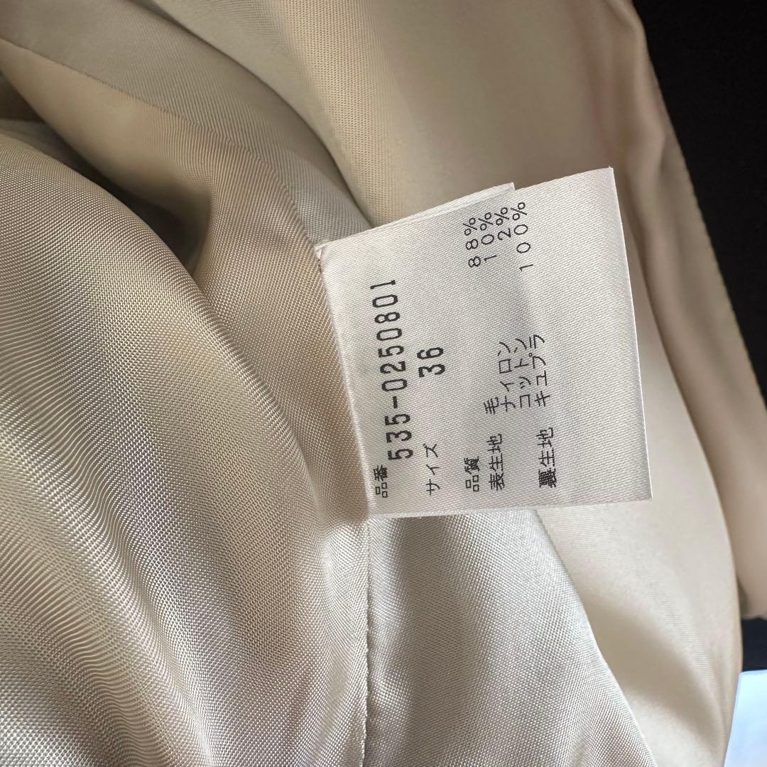 STUMBLY ウールコート コクーンシルエット 36 ブラック - メルカリ