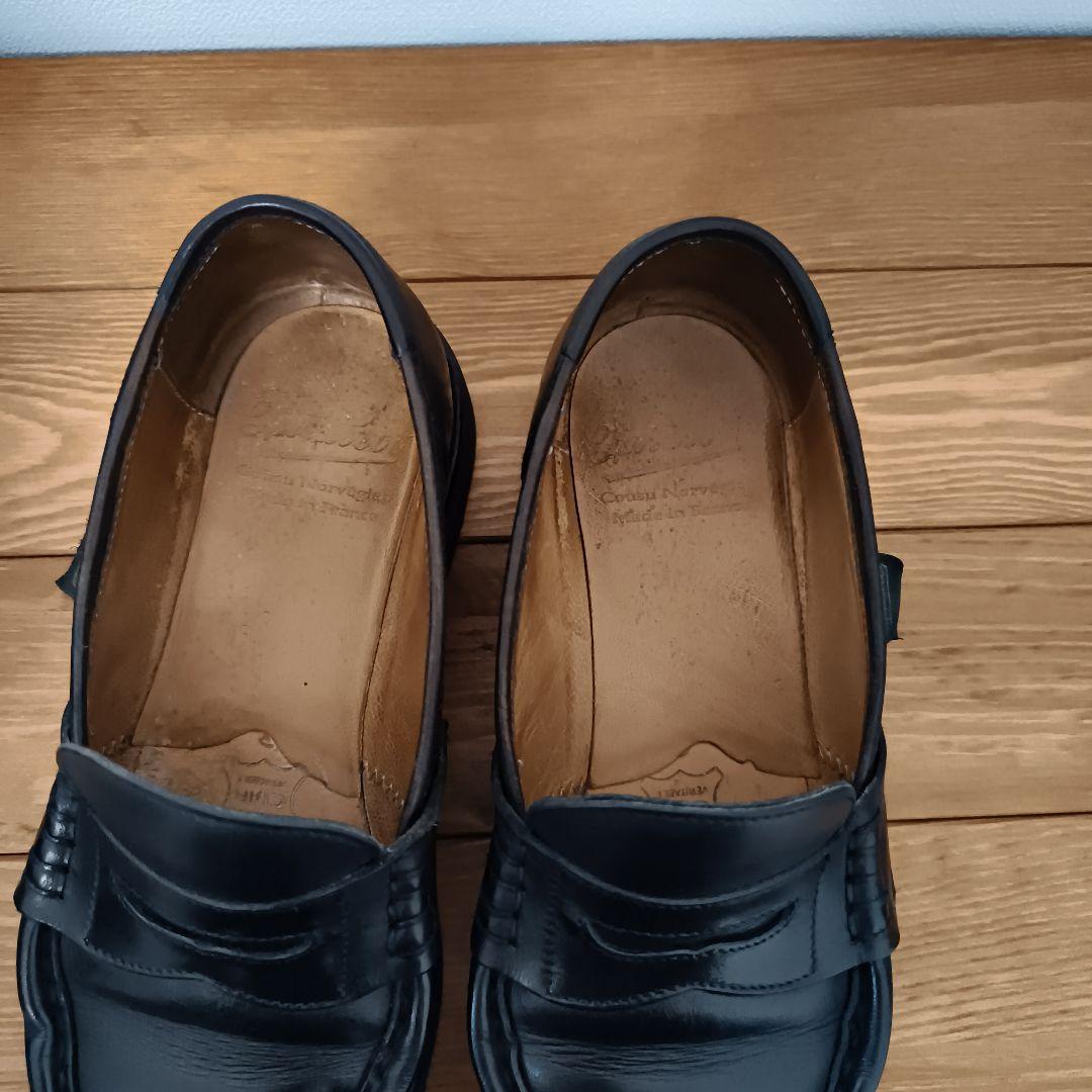 即日発送】☆パラブーツ オルセー 4 ネイビー☆ソール・内側正規修理済