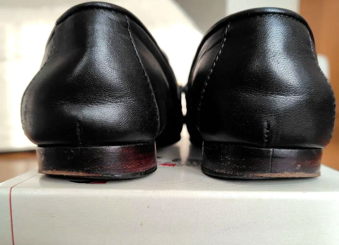 正規品】シャネル ココマーク チェーン ローファー G36420 黒 23.5