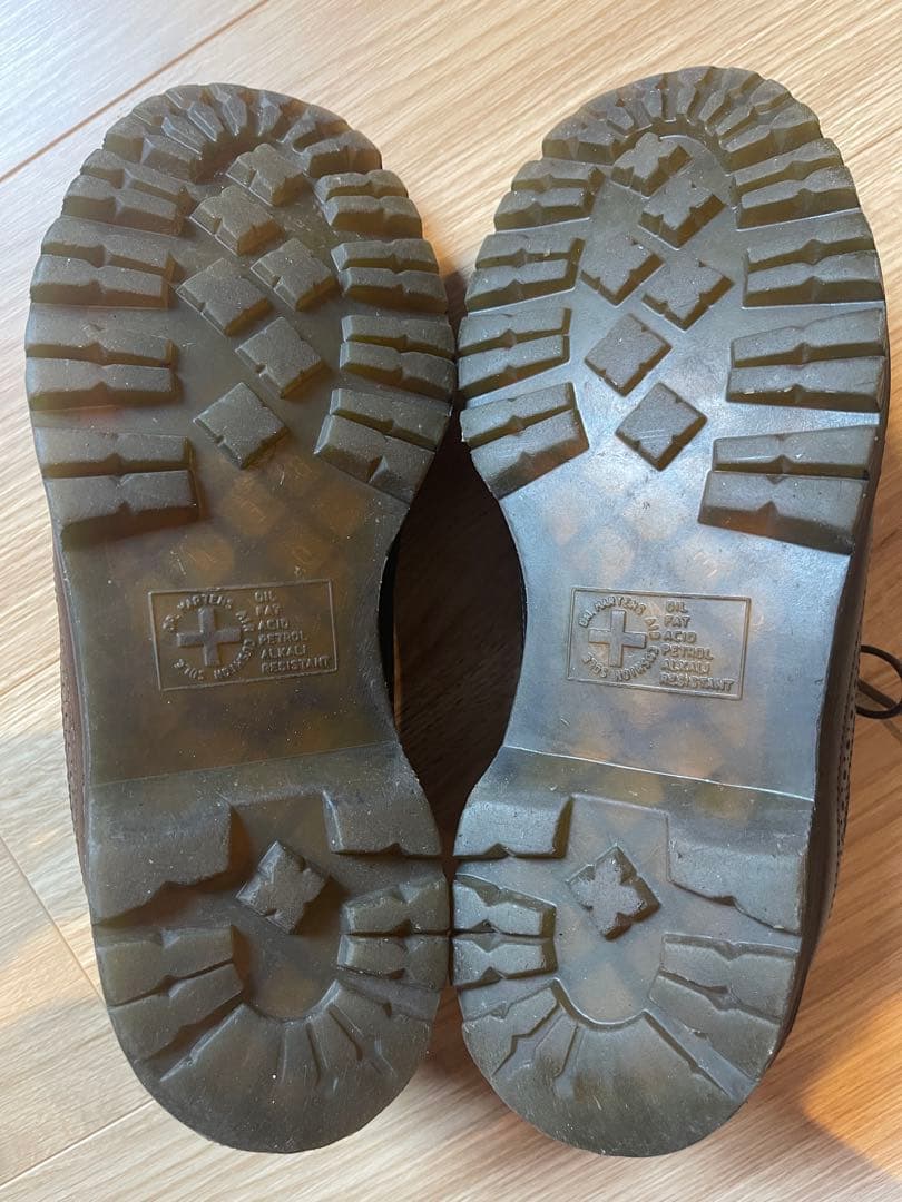 Dr.Martens wing tip brown vintage - メルカリ