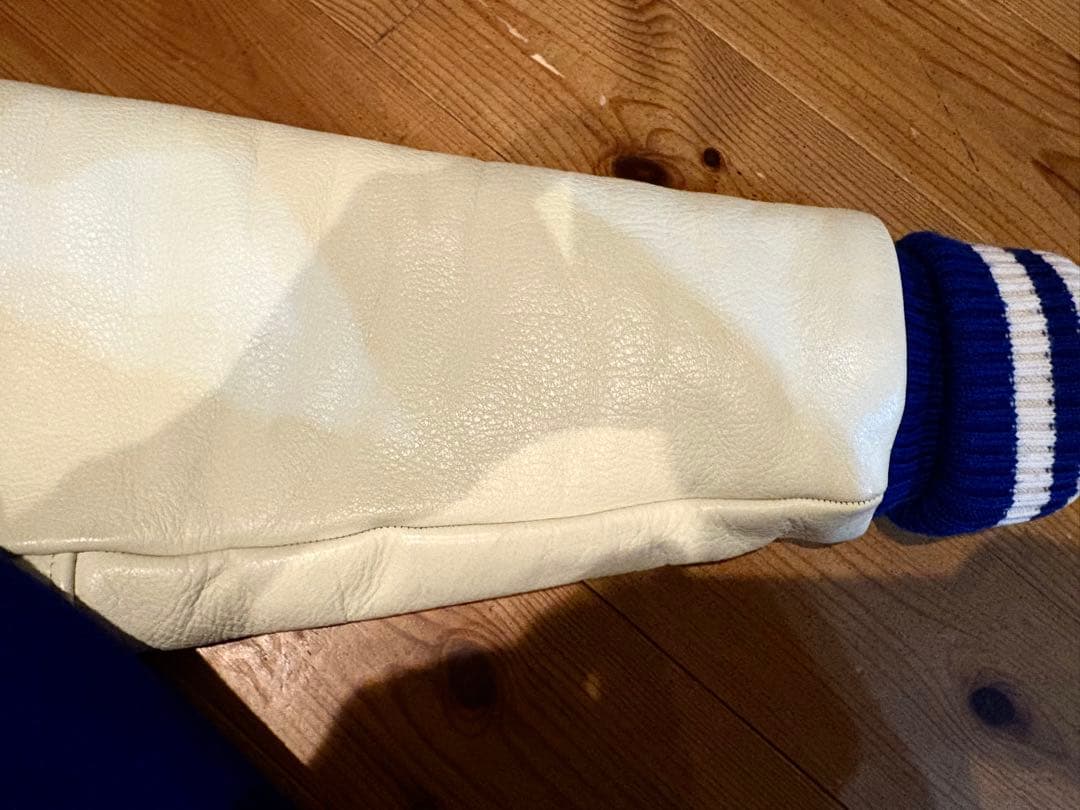 CALEE キャリー スタジャン レザー袖 本革 アメカジ ワーク