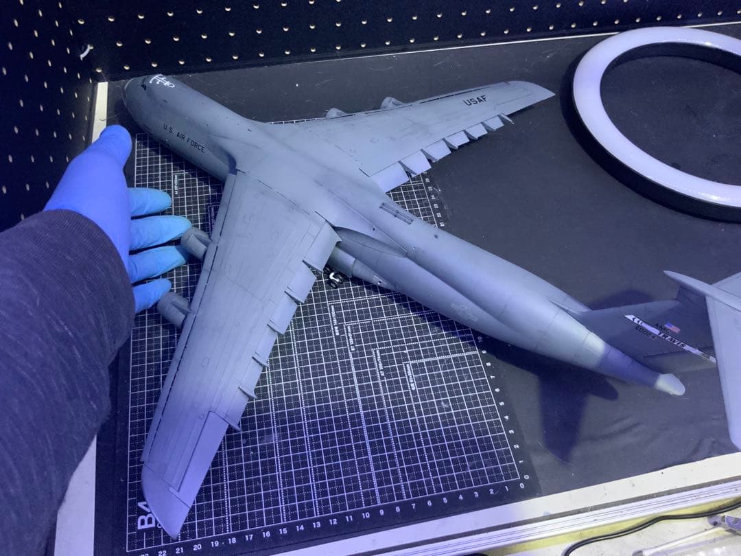 1/144スケールC5Bギャラクシー米軍大型輸送機 - メルカリ