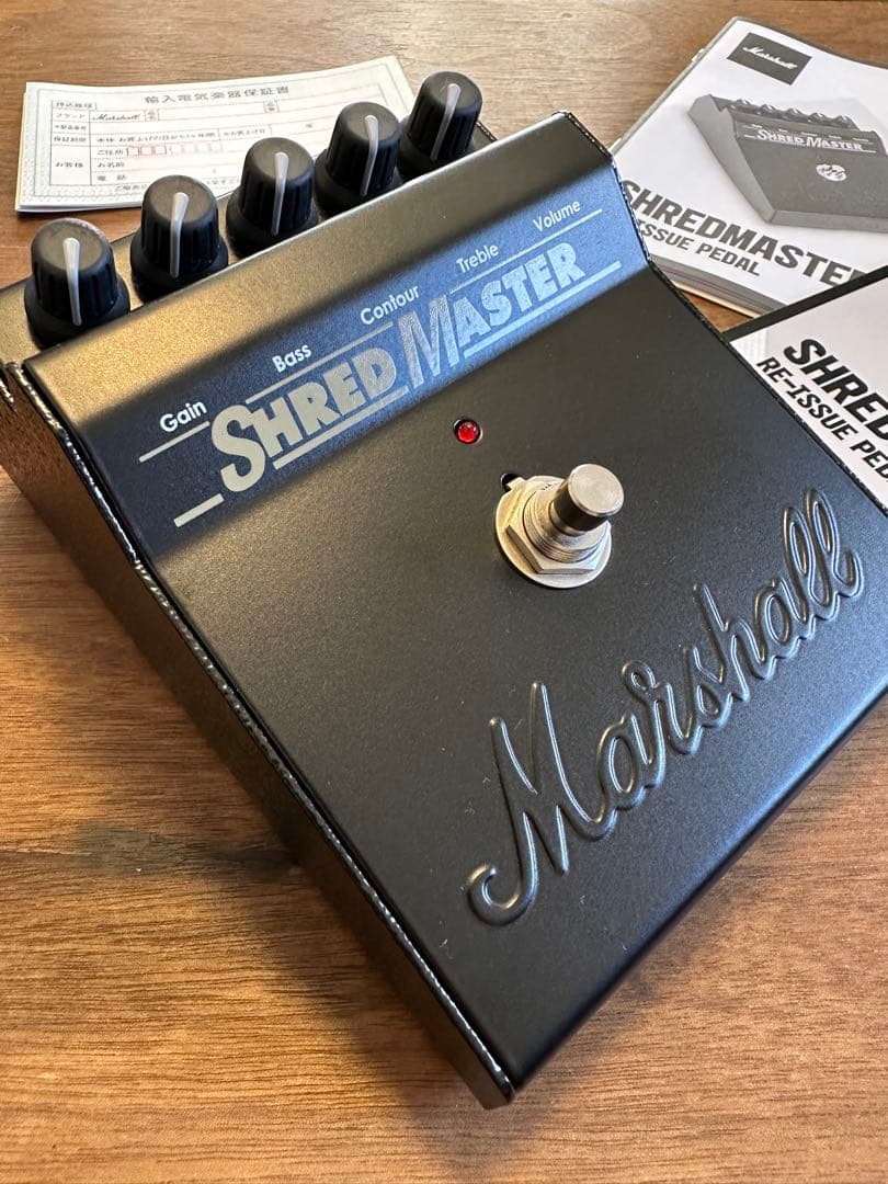 美品 完動品 Marshall ShredMaster 復刻版 箱・付属品あり - メルカリ