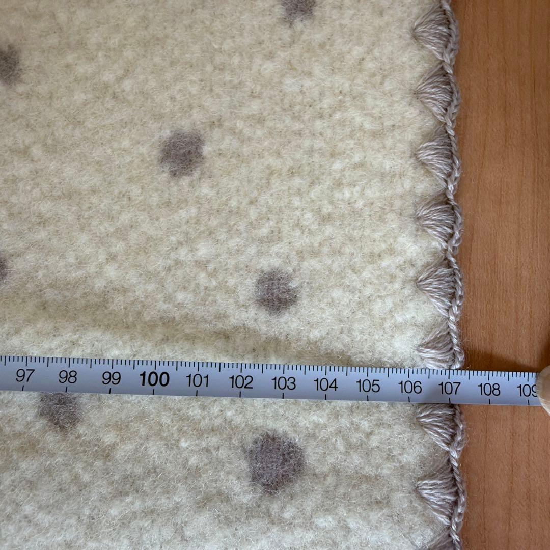 ミナペルホネン woolハーフブランケット グレー - 布団・毛布