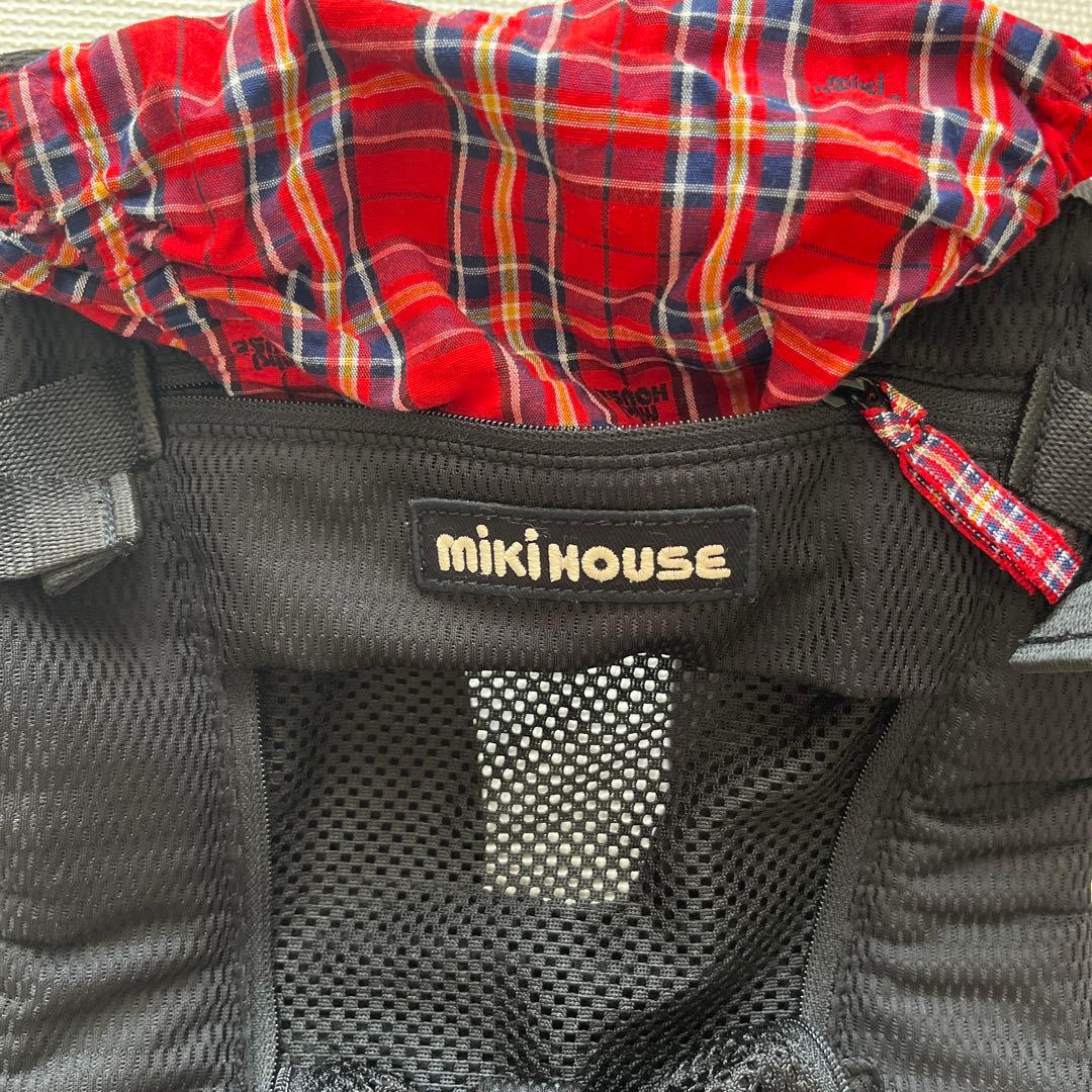 極美品]最終お値下ミキハウス ファーストベビーキャリア 黒 BOX 保証