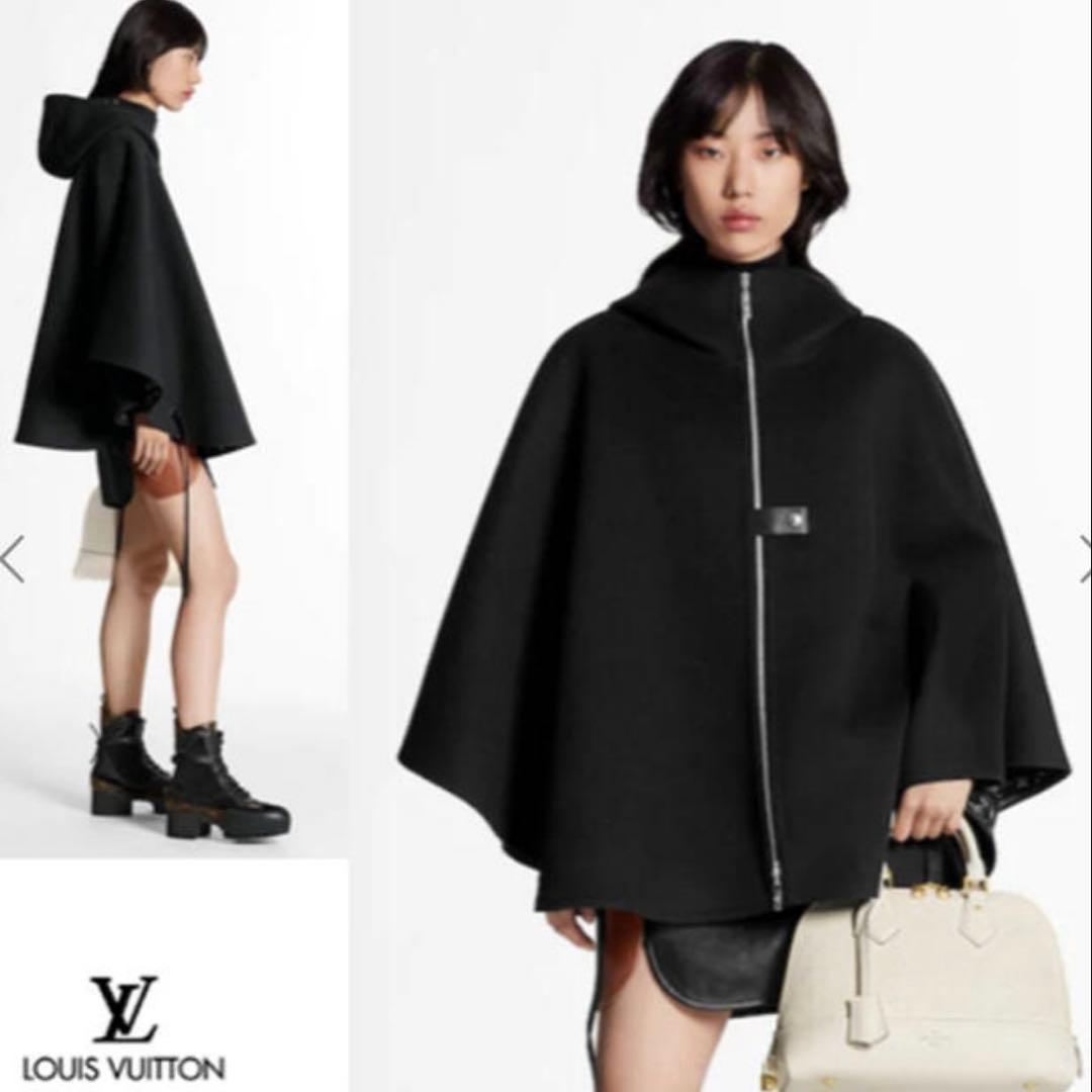 LOUIS VUITTON ルイヴィトン フーデッドケープ ポンチョ - メルカリ