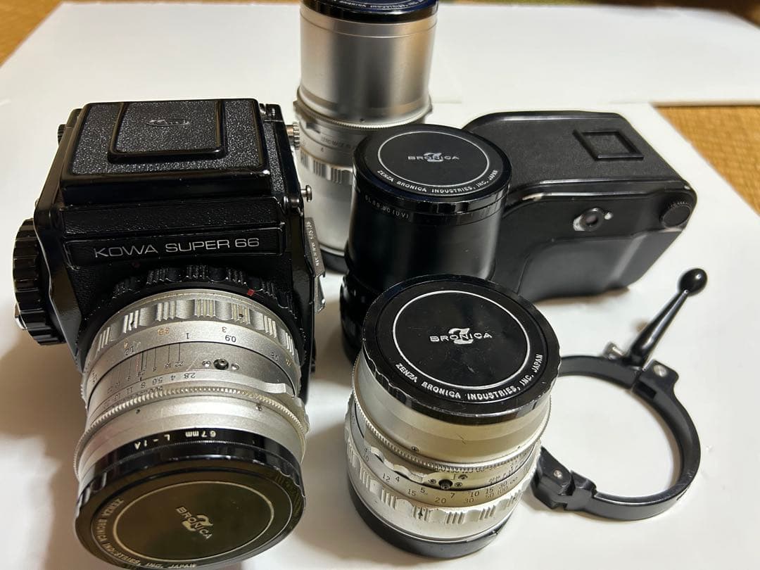 【美品】　KOWA SUPER66 レンズセット　コーワ SUPER 66 + 85mm F2.8 + 150mm F3.5 KOWA コーワ | 近江寫眞機店