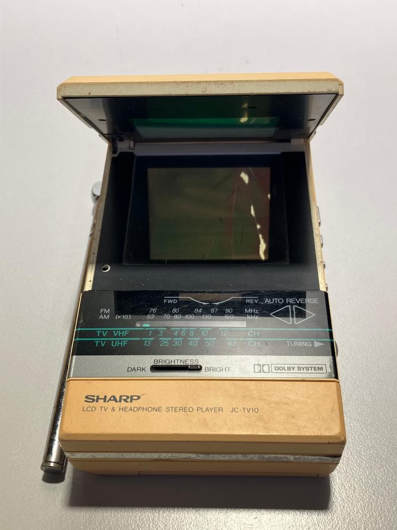 SHARP JC-TV10 TV & カセットプレーヤー#Y605 - メルカリ