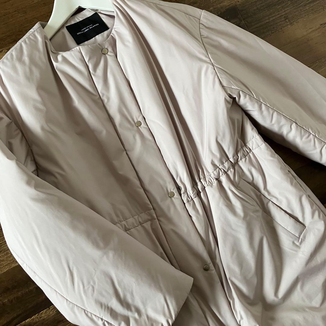 THINDOWNシンダウン ドロストノーカラーロングコート - メルカリ