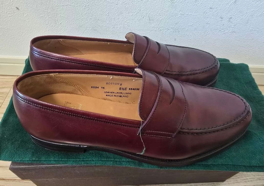 【専用品】※着用4回　Crockett&Jones　BOSTON　8.5E