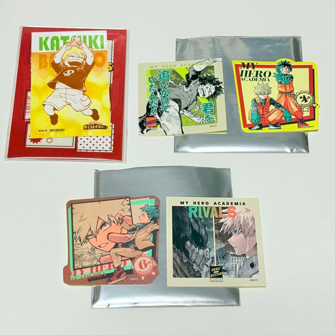 ブロマイド　ステッカー　僕のヒーローアカデミア　RIVALS JCS限定 『僕のヒーローアカデミア』アートステッカー