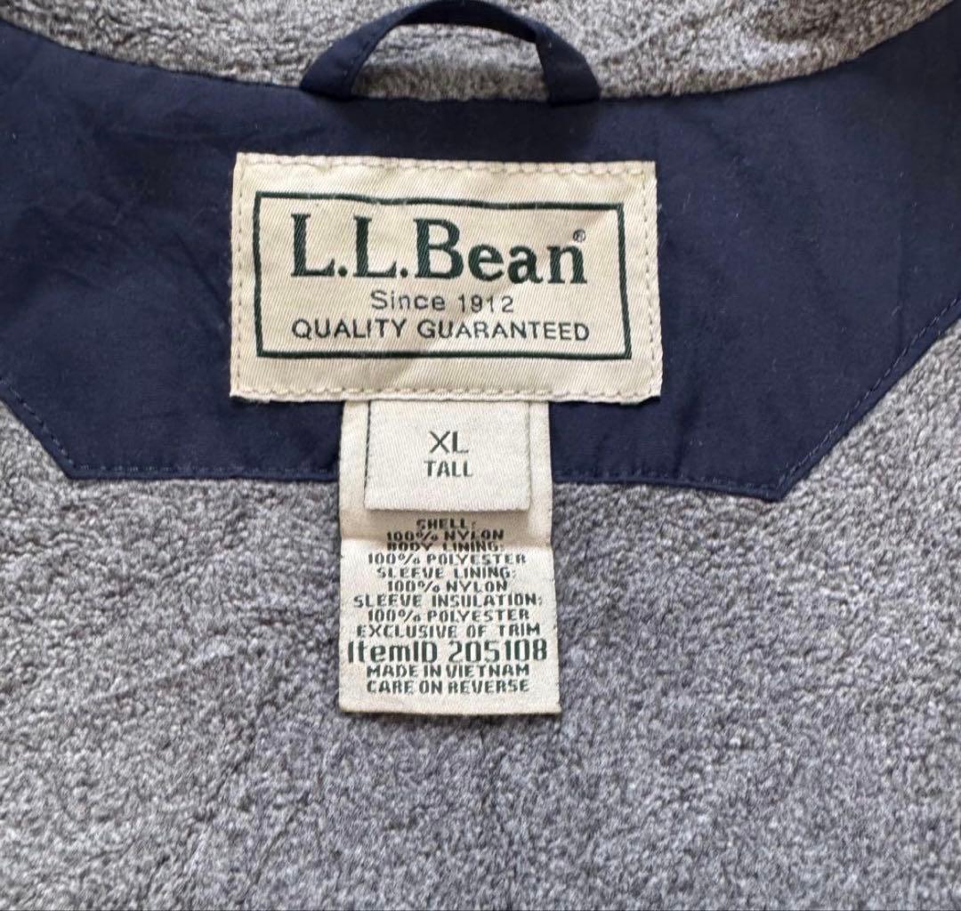 L.L.Bean エルエルビーンウォームアップジャケットネイビーフリース古着XL