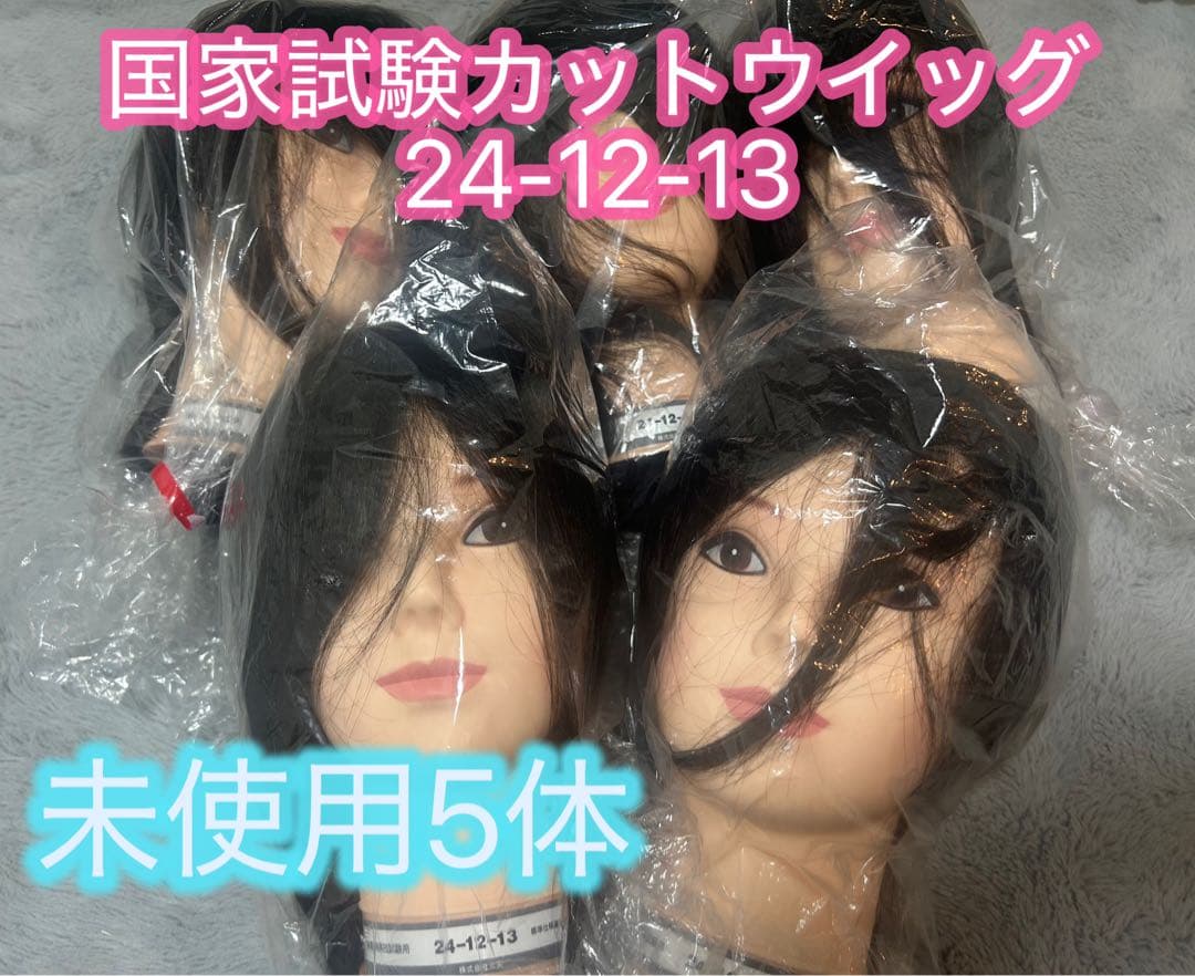 国家試験カットウィッグ 24-12-13 5体セット 東京チャーム No.24-12-13 美容師実技試験用の業務用通販サイト【b