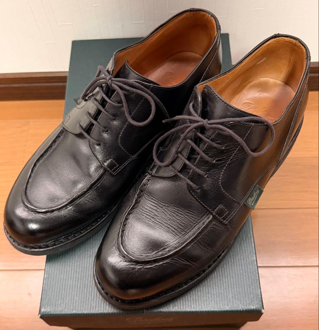 パラブーツ シャンボード 黒 UK7 PARATEX - メルカリ