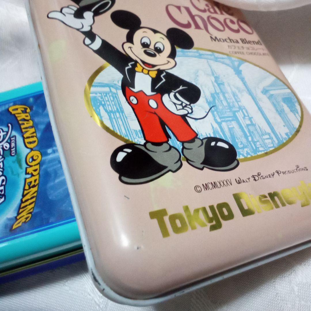 缶のみ ディズニーランド ディズニーシー お菓子缶 9缶セット レトロ缶