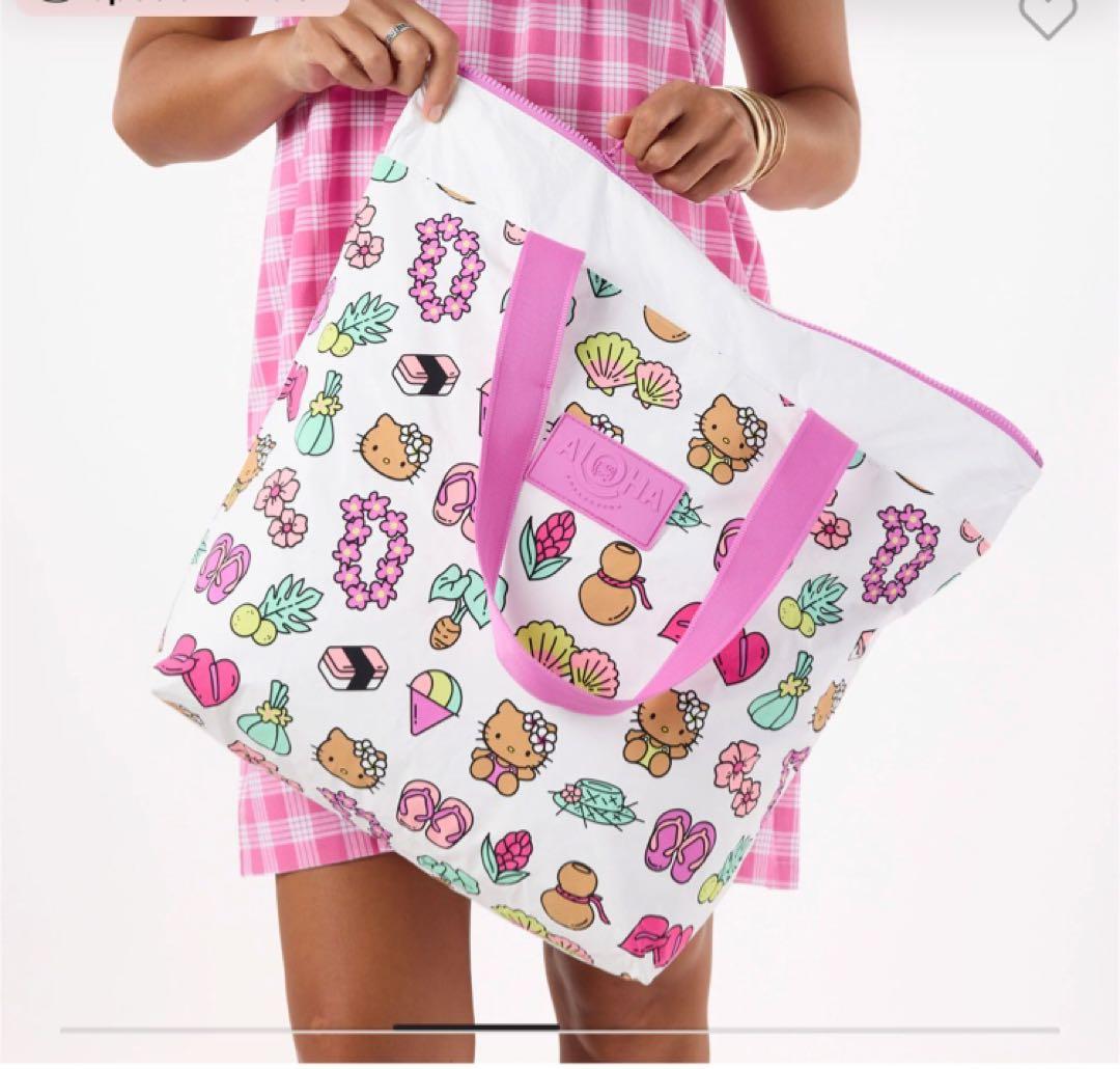ALOHACOLLECTIONアロハコレクションキティトートバッグハワイ限定①