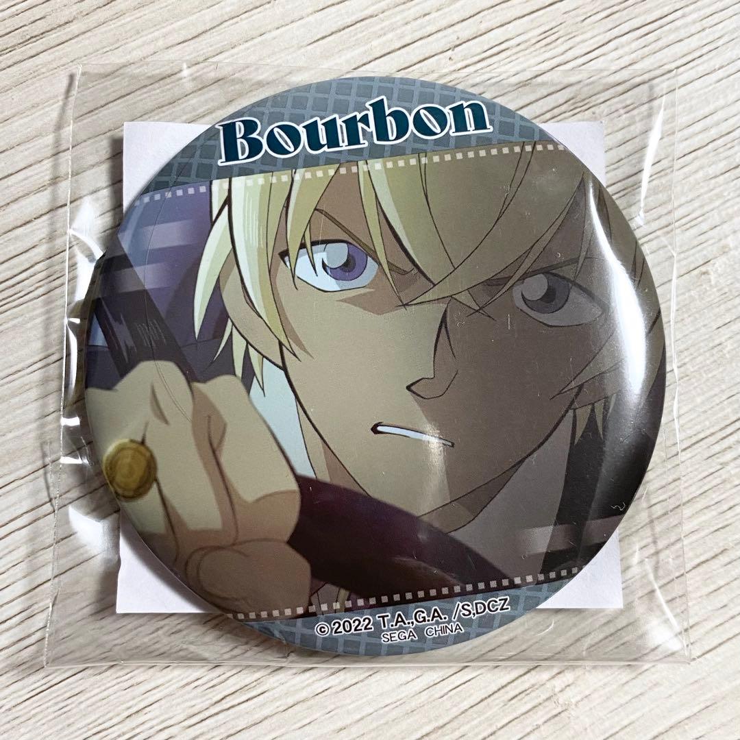 新品 名探偵コナン ゼロの日常 セガラッキーくじ 安室透 缶バッジ D賞