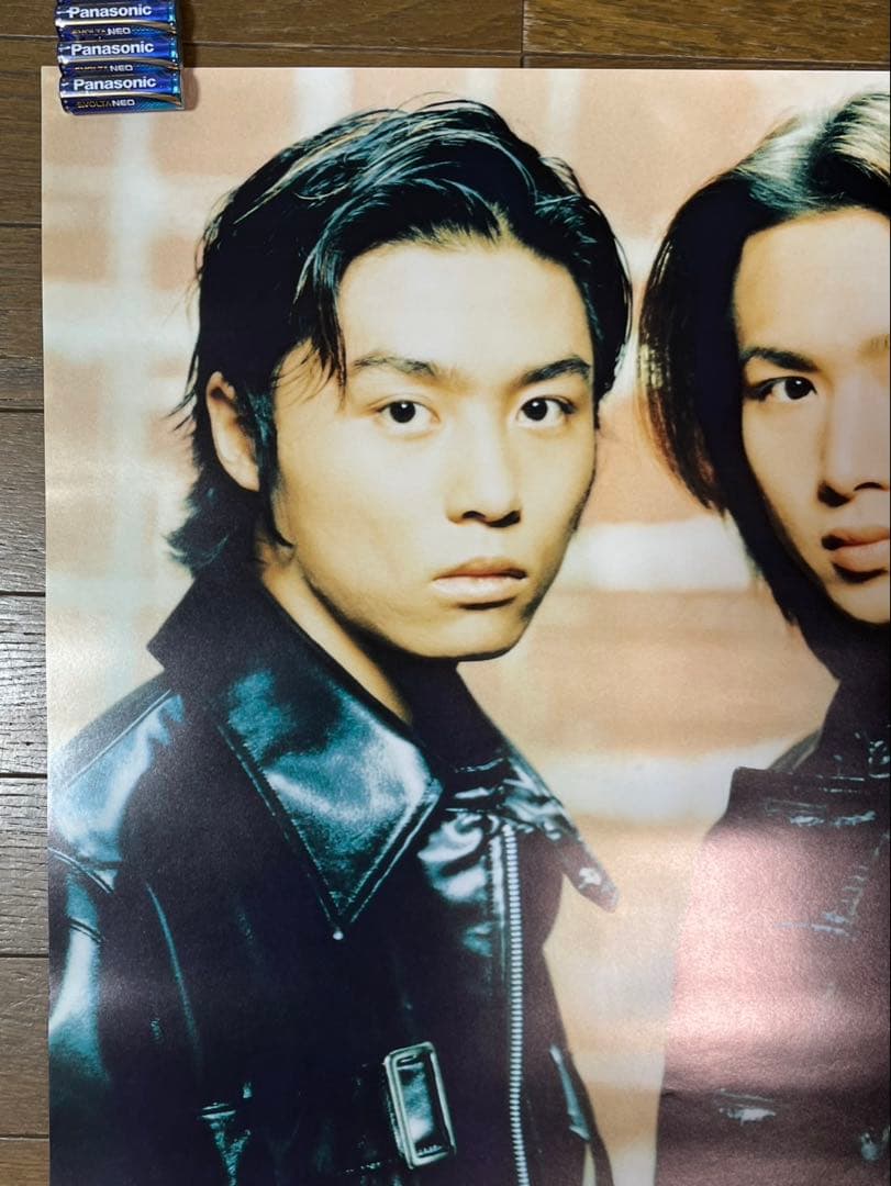 堂本剛☆堂本光一☆キンキキッズ☆愛されるより愛したいB2 ポスター