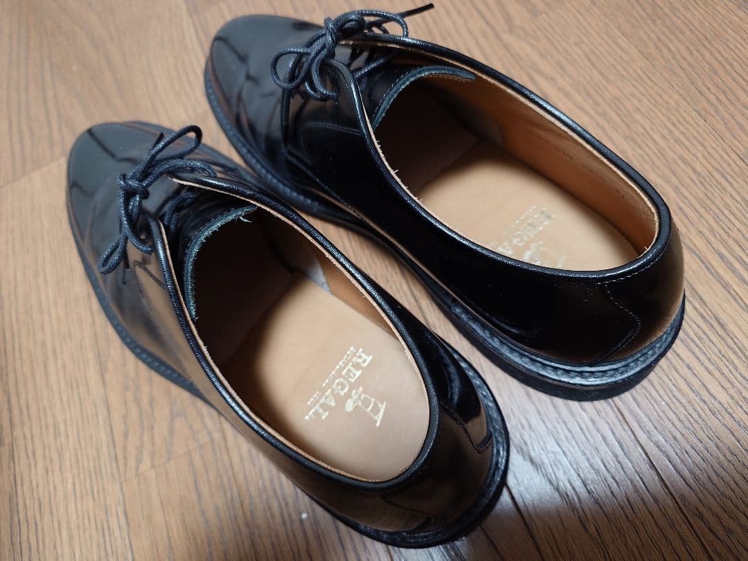 リーガル REGAL JU13 プレーントゥ 27.0cm 日本製 鏡面済み