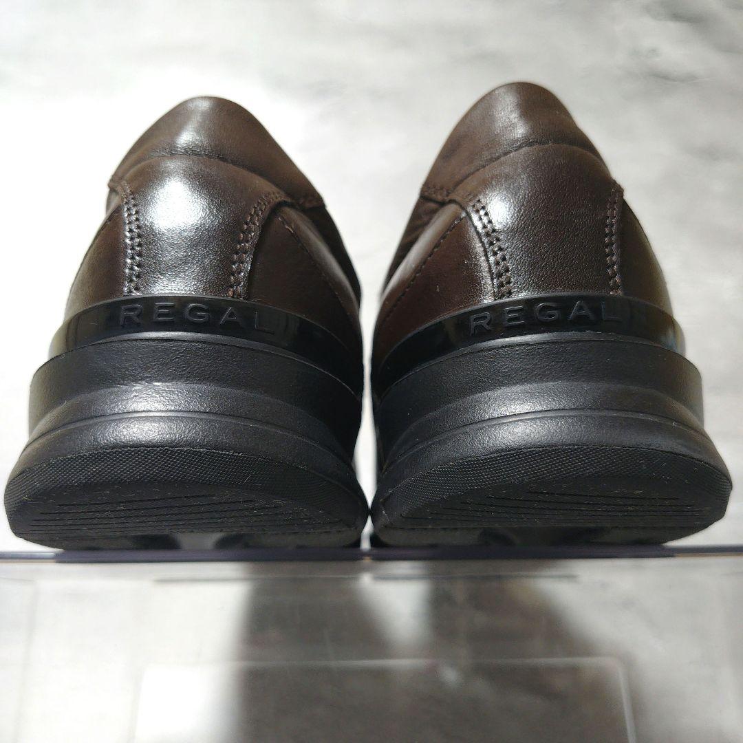 人気定番デザイン】極美品 REGAL【27】レザードレススニーカー