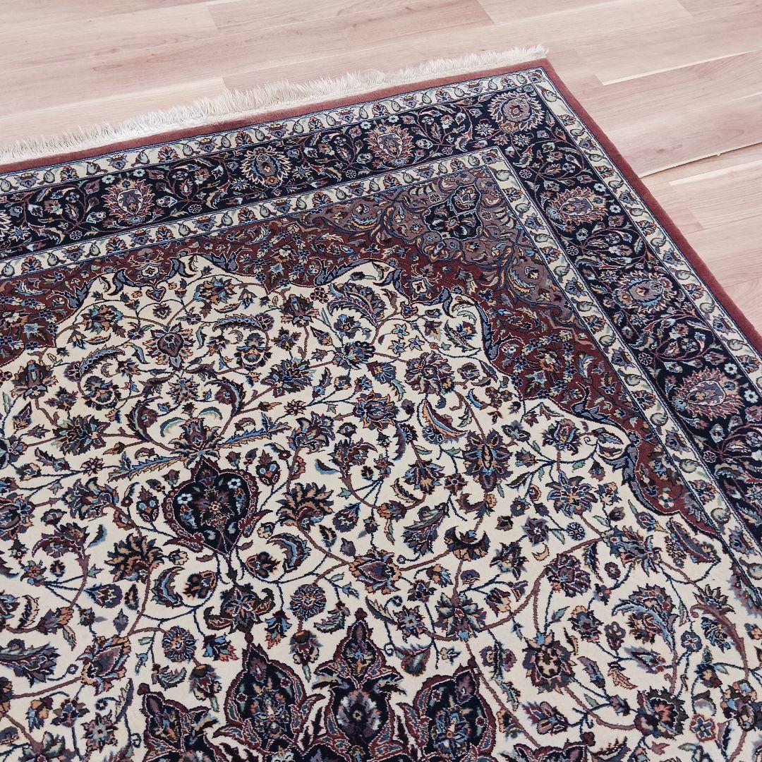 Y3071 バクティアリ産 ウール 手織絨毯 307×169 トライバルラグ Y3071