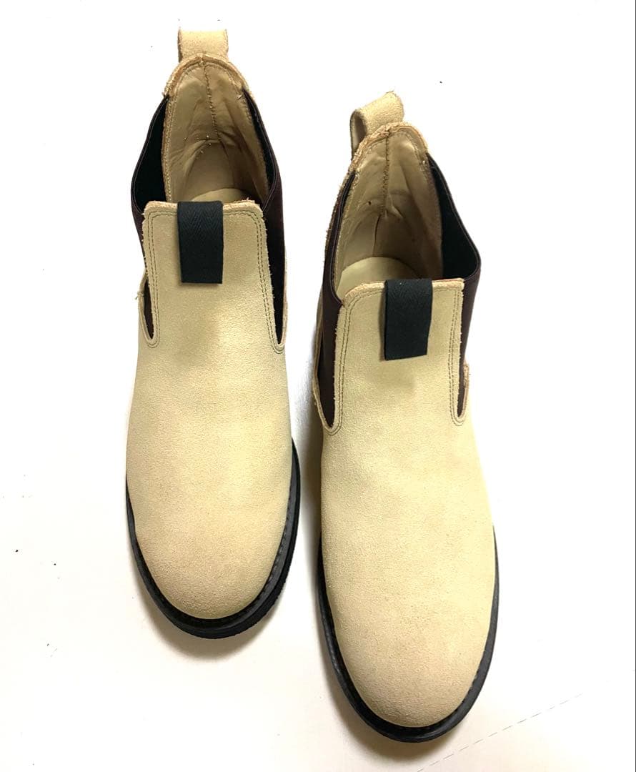 美品！ヒステリックグラマー　ベージュ サイドゴアブーツ スエード　26.5cm