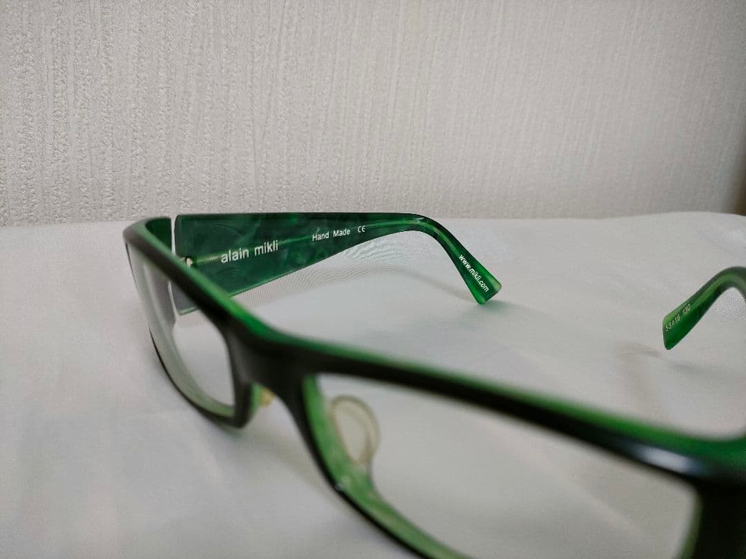 alain mikli アランミクリ フレームカラー グリーン メガネ - メルカリ