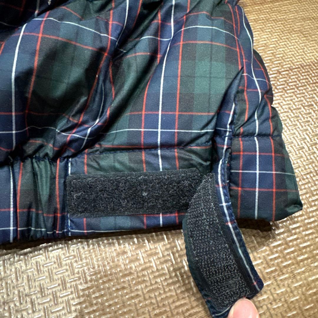 old stussyオールドステューシー チェックダウンジャケット M - メルカリ