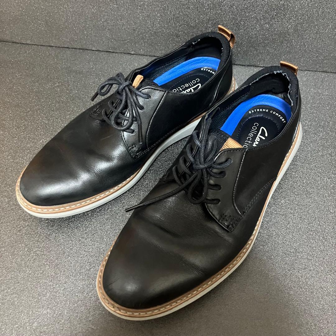 Clarks｜クラークス ブランティンプレーン ブラックレザー メンズ