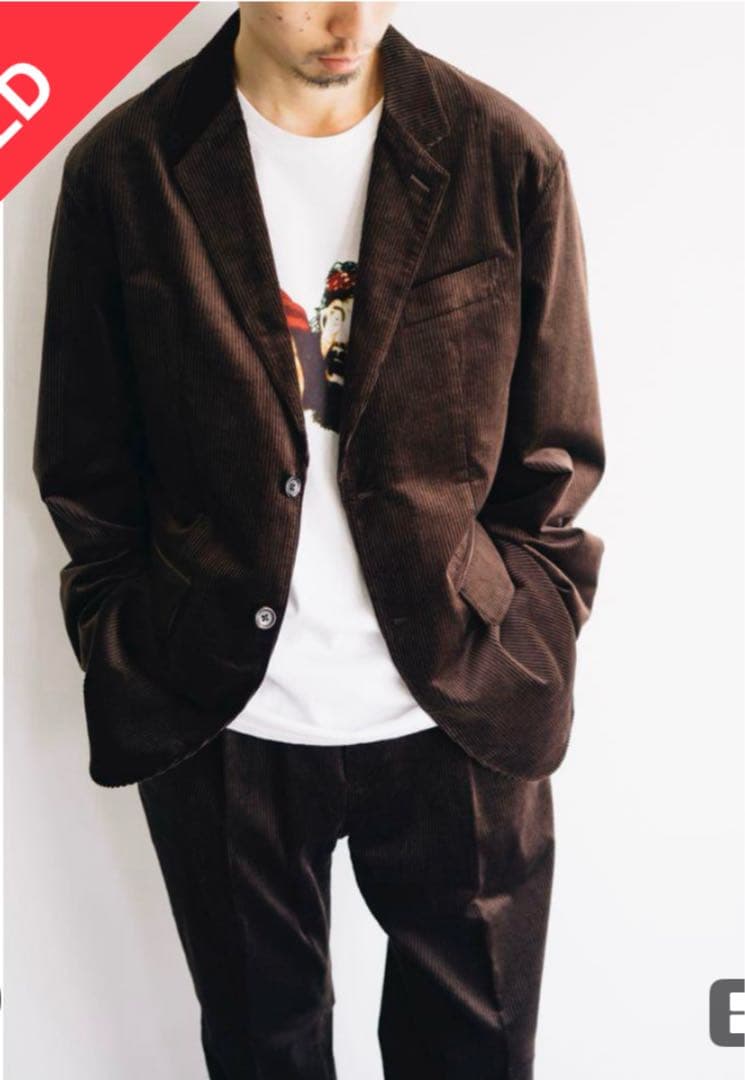 wackomaria ワコマリア セットアップ コーデュロイ ブラウン M - メルカリ