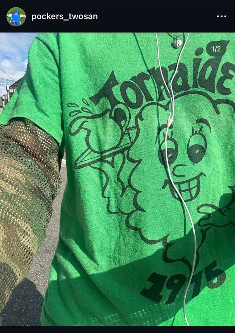 迷彩柄 メッシュロンT ポーカーズつかさ ❤️🧑🏼‍🦱💙