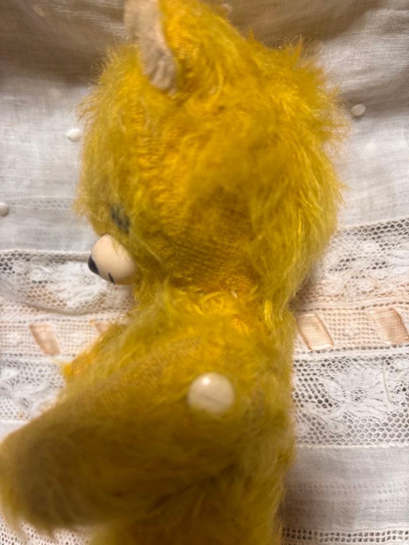 DDRベア 黄色ちゃん アンティークベア ヴィンテージベア ベルリンベア