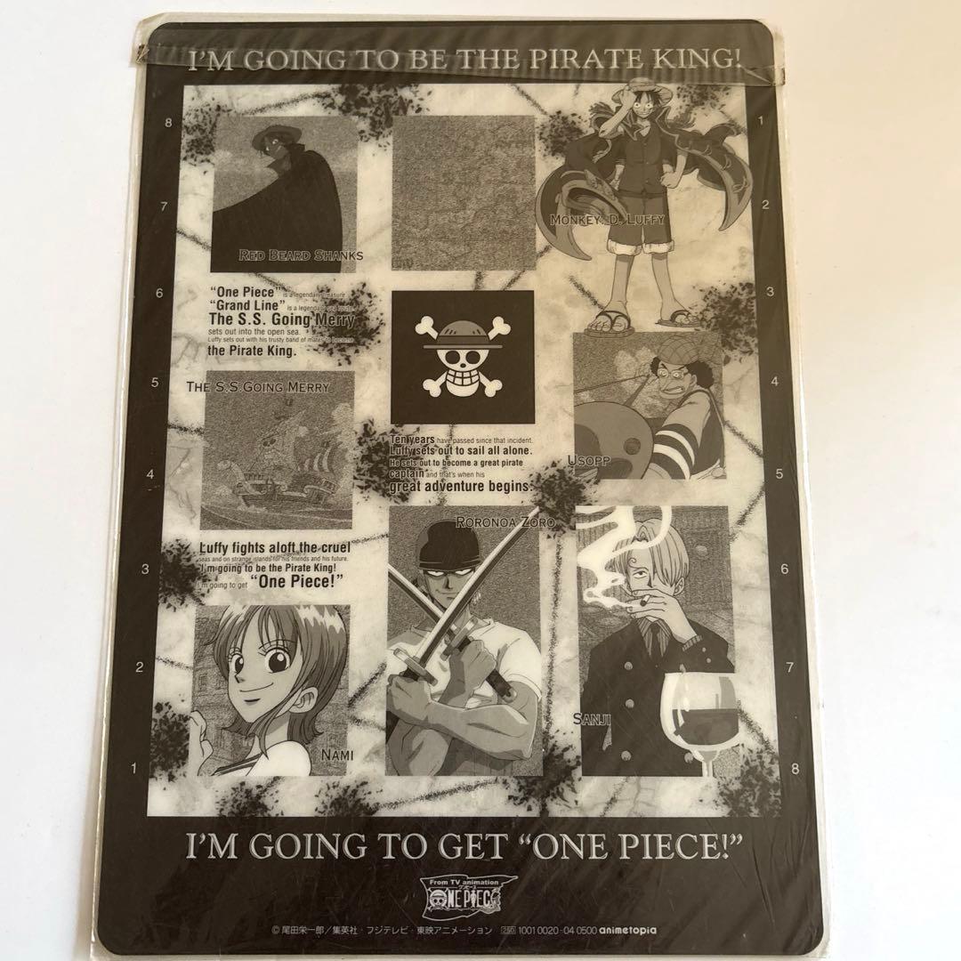 ワンピース ONE PIECE 下敷き 初期 当時物 希少 レア - メルカリ