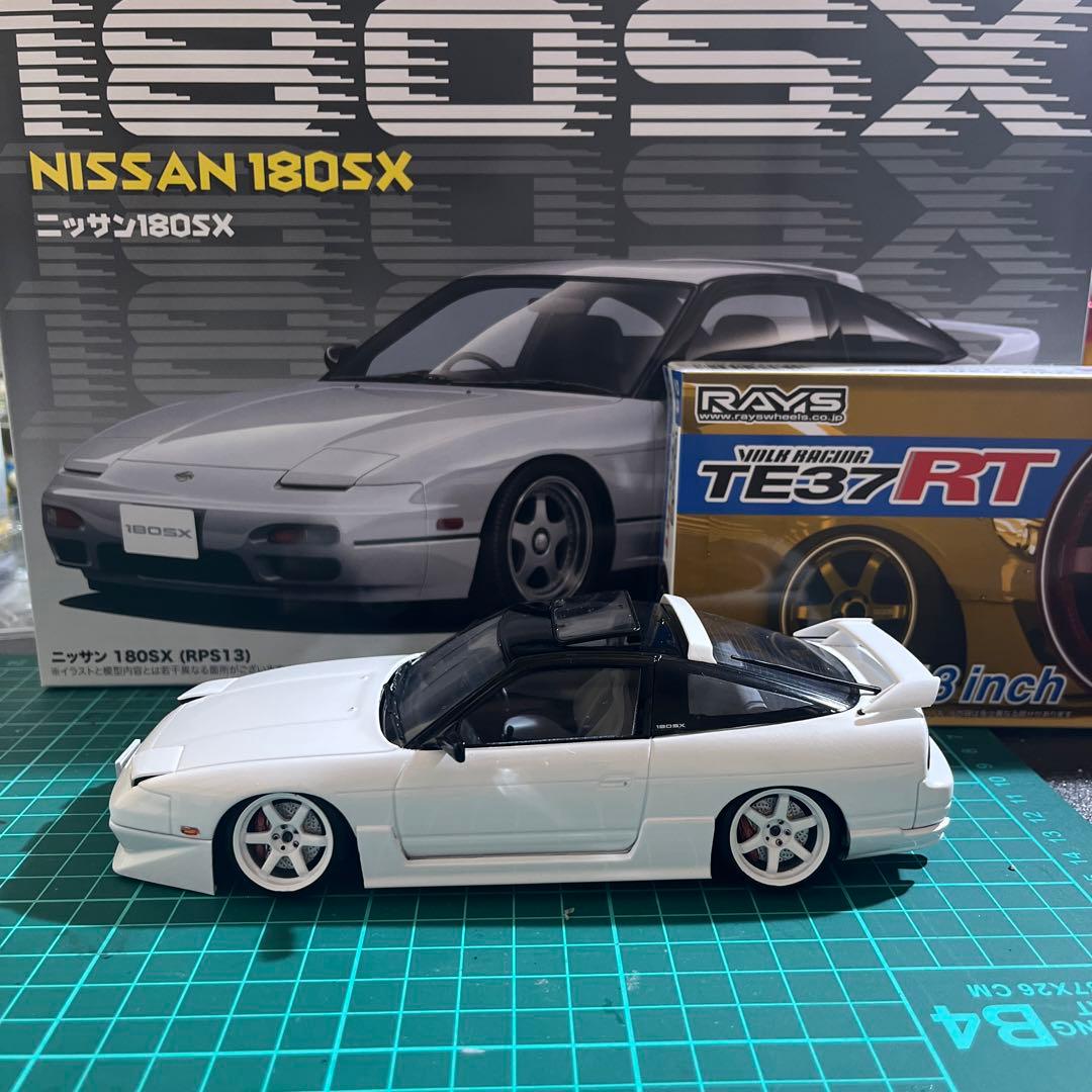 180sx 中期 1/24プラモデル 完成品 - メルカリ