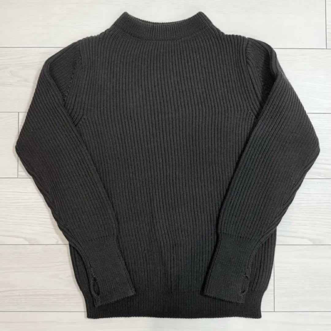 ANDERSEN-ANDERSEN ブラック ニット S Andersen-Andersen Marine Crewneck Black