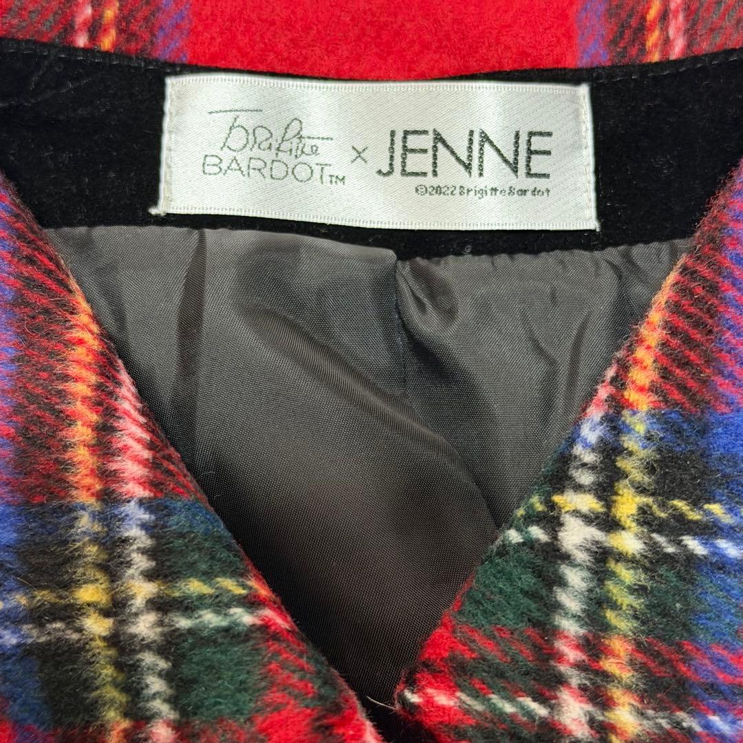 JENNE x Brigitte Bardotポンチョ風ケープコート - メルカリ