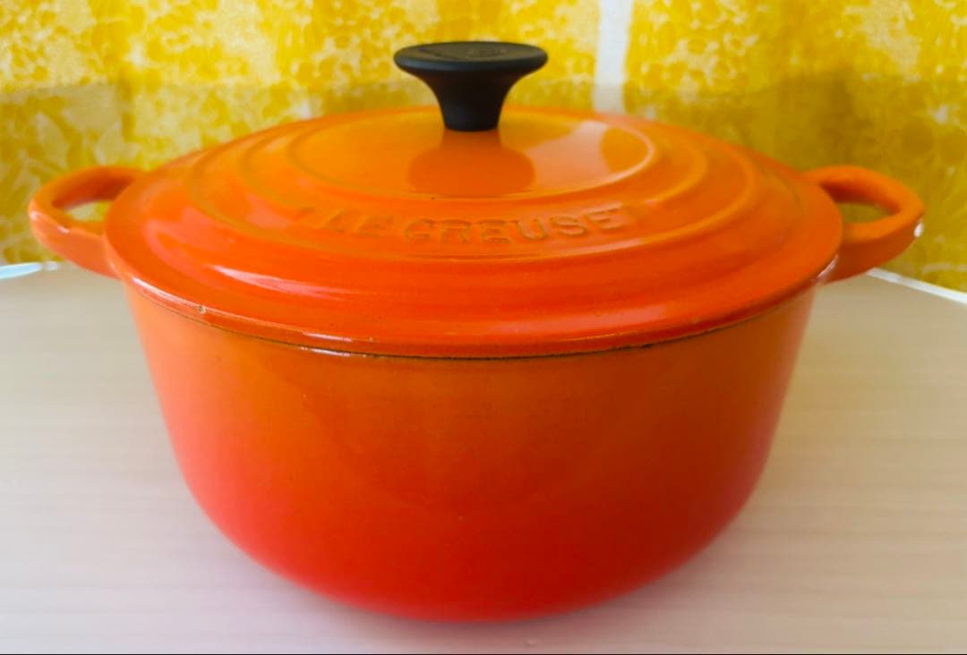 used】Le Creuset ルクルーゼ 両手鍋 20cm - メルカリ