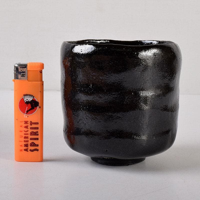 HCM様専用 茶道具 伊東陶山造 黒楽筒茶碗 共布共箱 V R8149 - メルカリ