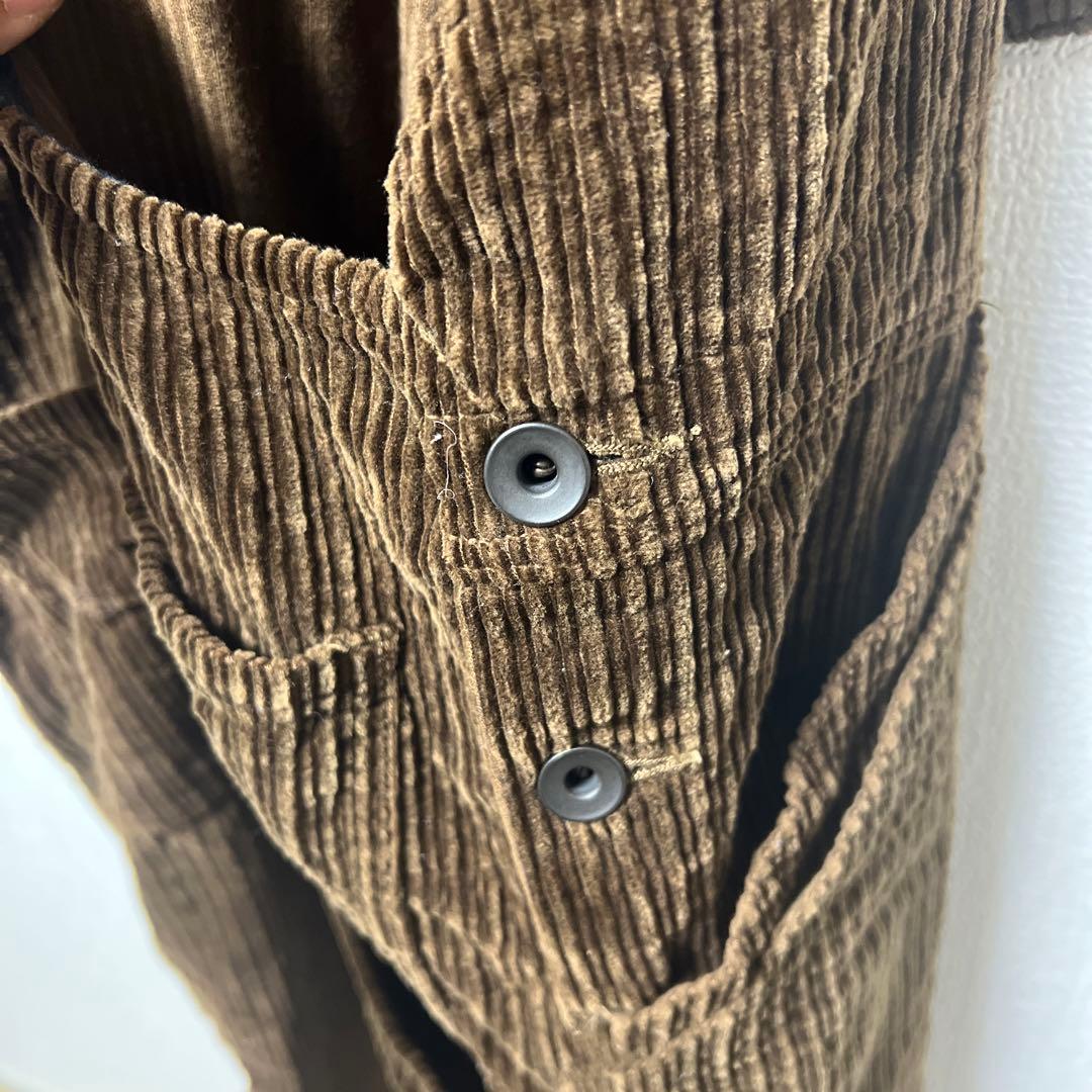 BLACK SIGN ブラックサイン ランダムコーデュロイオーバーオール