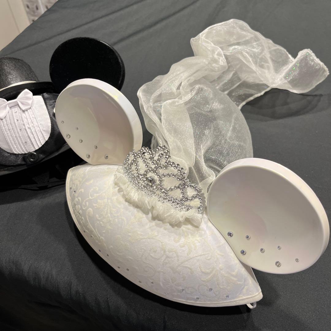 ディズニーワールド ウェディングイヤーハット ミッキー ミニー
