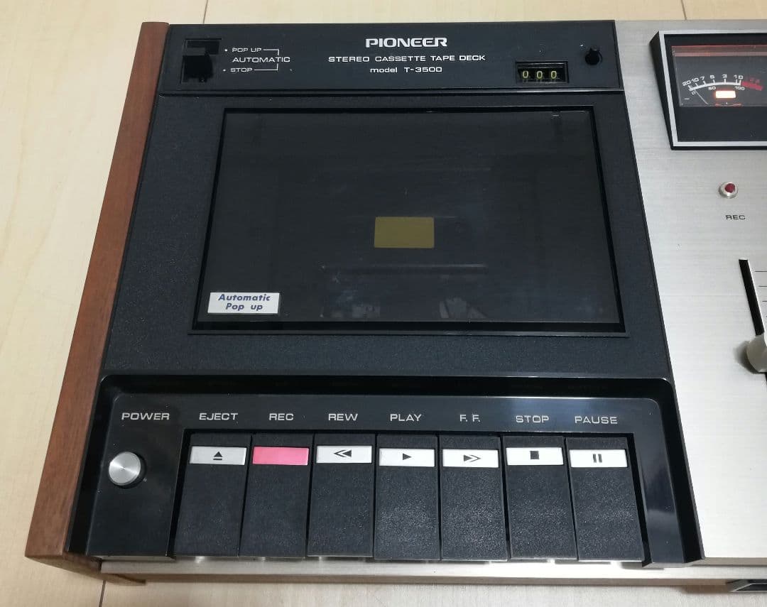 部品取り PIONEER カセットデッキ T-3500