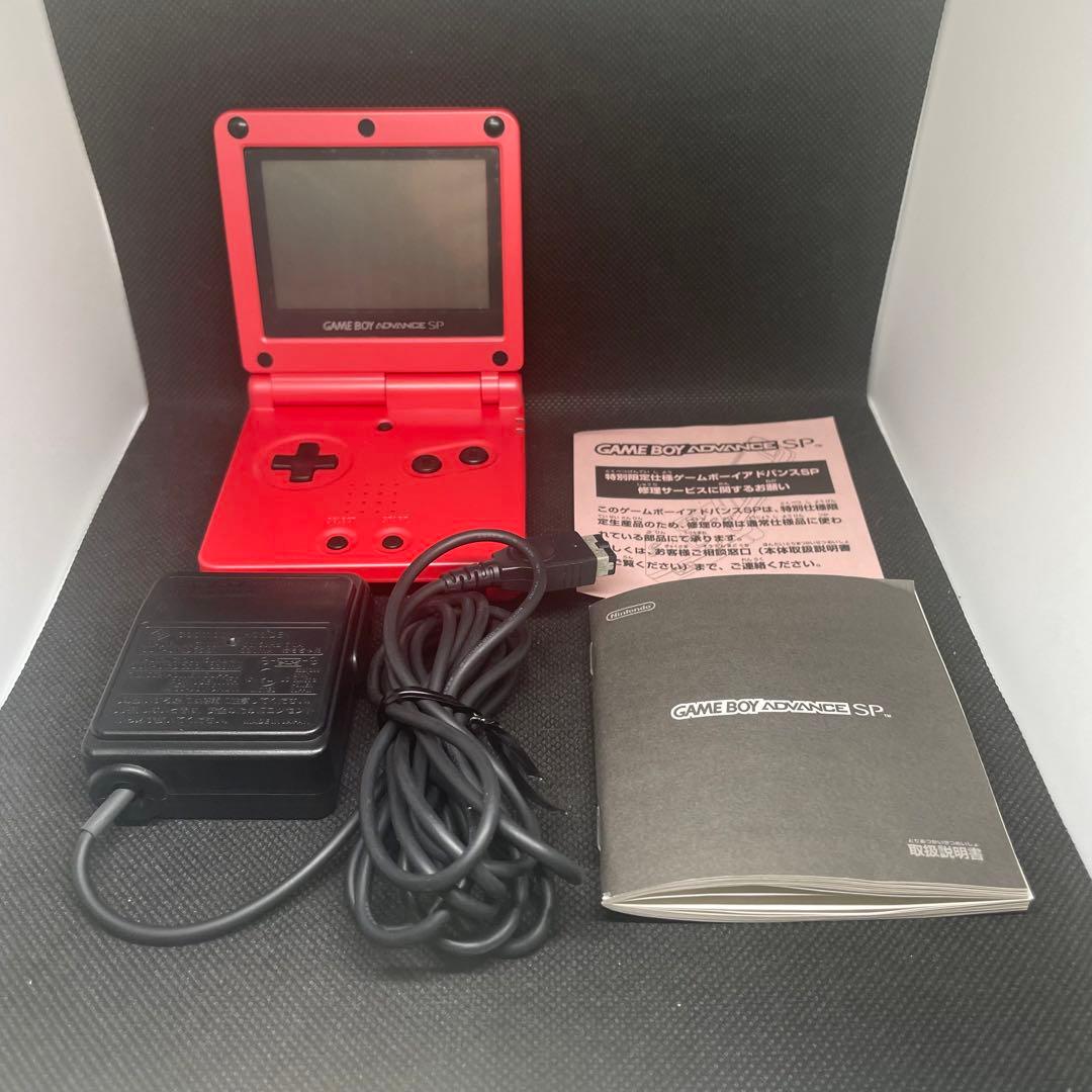 未使用品 ゲームボーイアドバンスSP シャア専用カラー ソフト同梱版