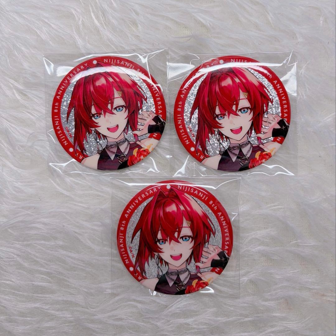 にじさんじ 8周年 グリッター缶バッジ アンジュ・カトリーナ - メルカリ