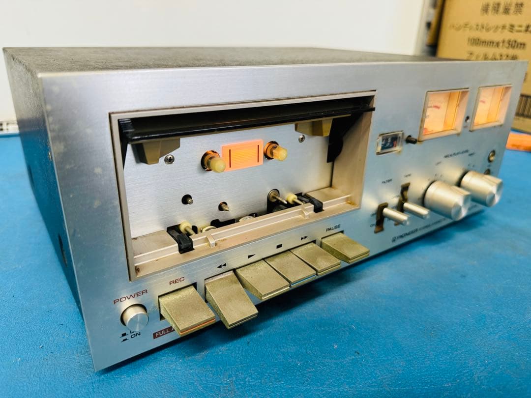 希少品！昭和レトロ！☆pioneerパイオニア☆ステレオカセットデッキ CT