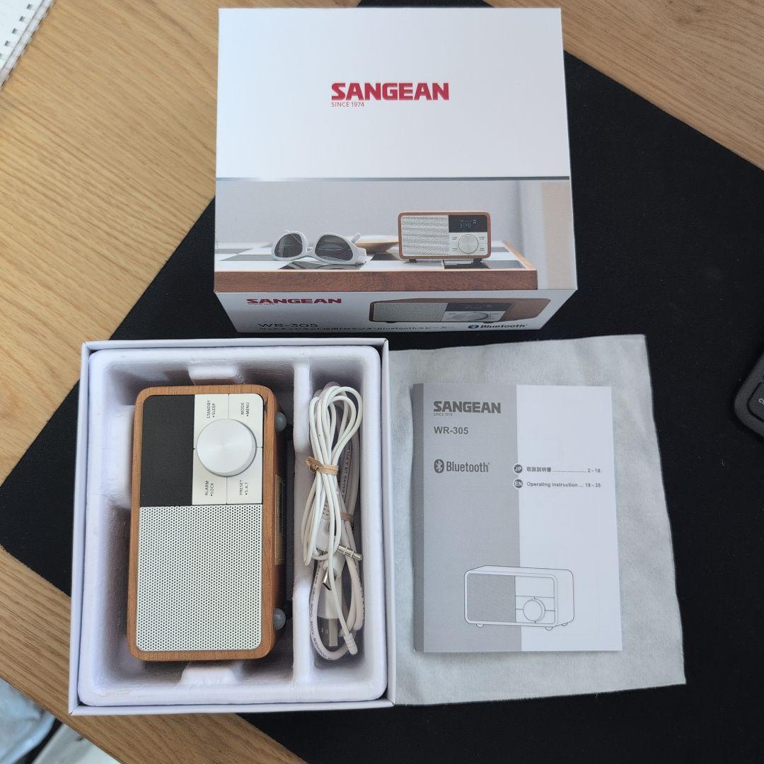 川*生様 Sangean　WR-305ワイドFM FMラジオ・Bluetooth Sangean WR-305OLEDディスプレイ搭載FMラジオ・Bluetoothスピーカー