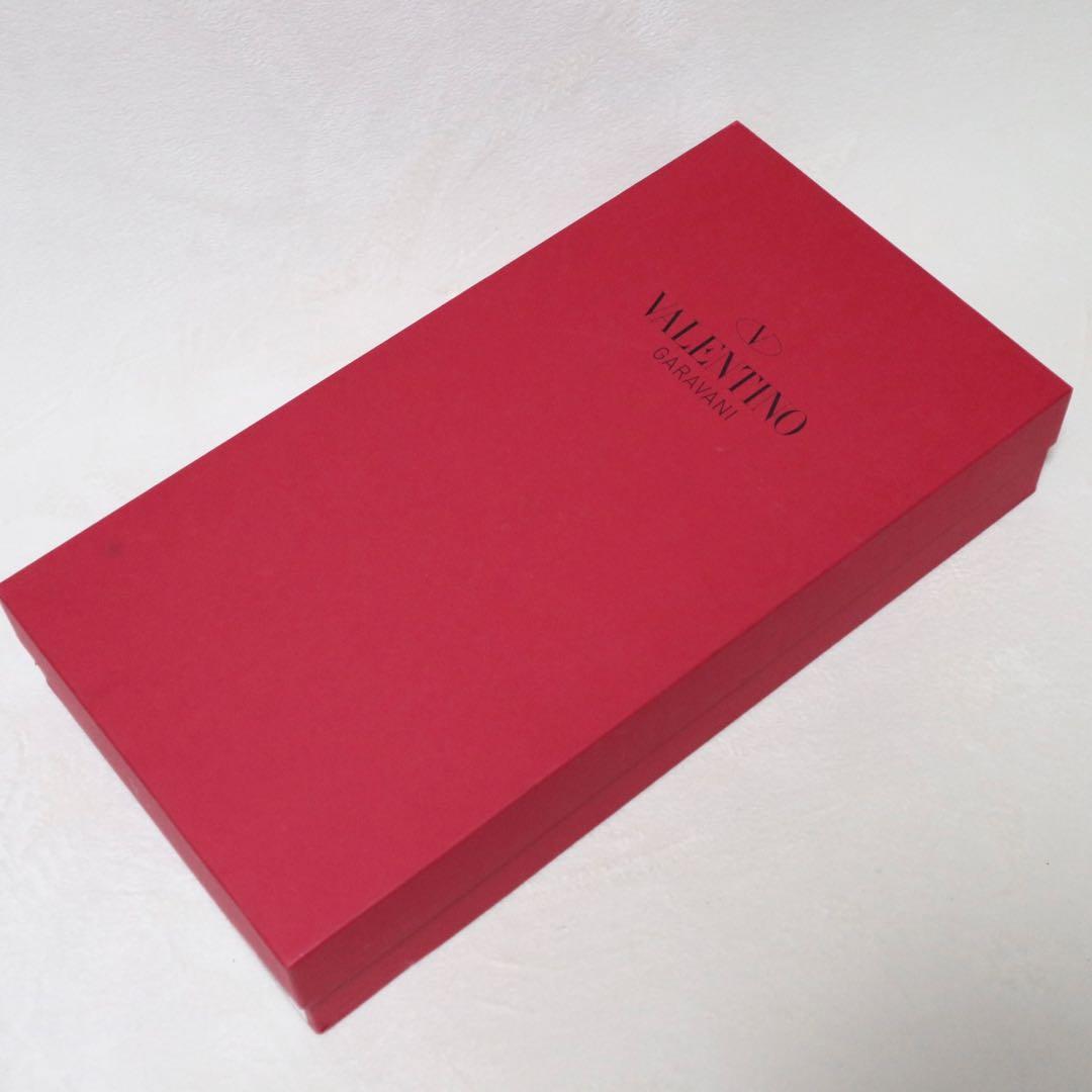 ヴァレンティノ レインブーツ 長靴 レース 刺繍 スタッズ ベルト