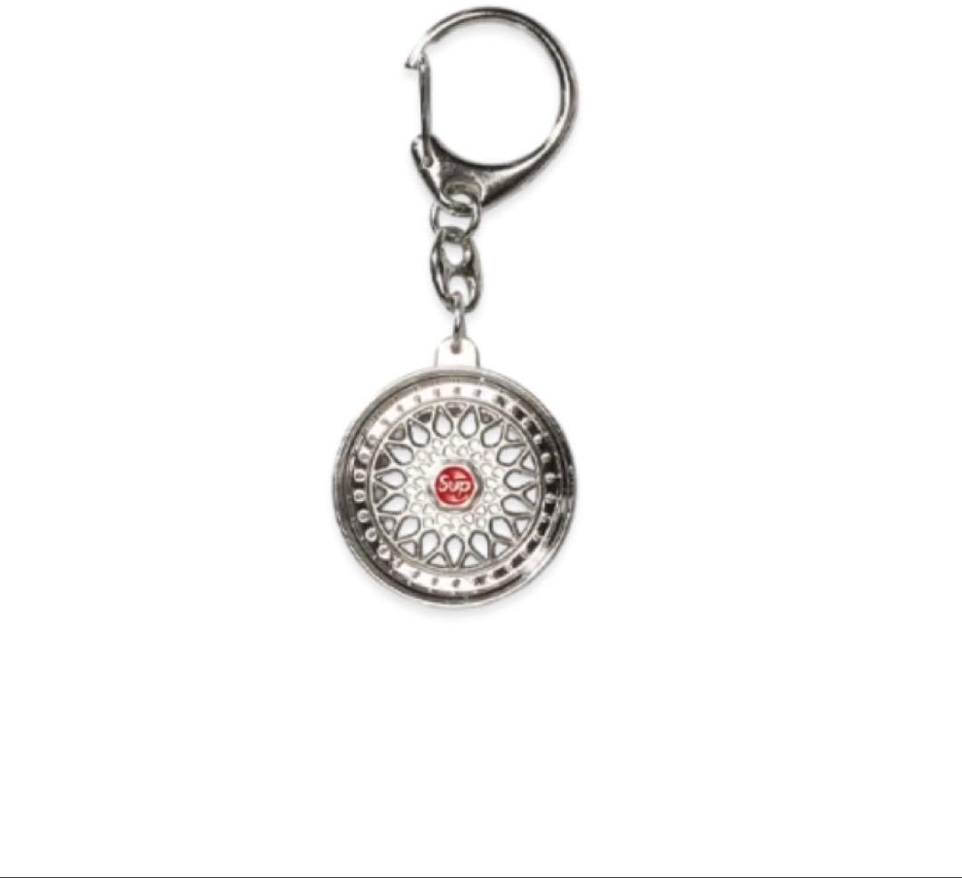 小物 Supreme x BBS RS Rim Keychain \"Silver\"